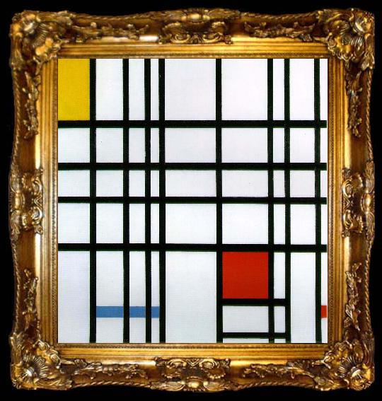 framed  Pieter Cornelis (Piet) Mondriaan Composition with Yellow, Blue, and Red, ta009-2